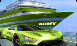 Army Truck Car Transport Game image