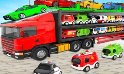 Crazy Car Transport Truck Game Car Transport Trans image