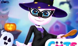 Cat Girl Halloween Preparation image