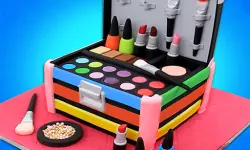 Make Up Cosmetic Box Cake Maker -Best Cooking Game image