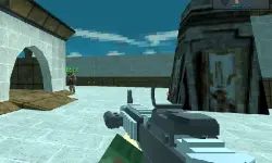 Blocky combat Shooting Arena 3D Pixel image