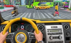 Taxi Parking Driving image