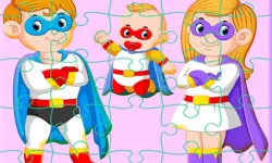 Super Hero Family Jigsaw image