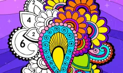 image bg Color Fan Color By Number
