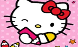 Color & Paint By Number With Hello Kitty image