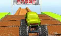Monster truck stunts mega ramps image