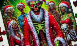 Zombie Christmas Jigsaw: Holiday Fun 4 Horror Fans image