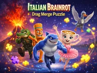 Italian Brainrot Drag Merge Puzzle image