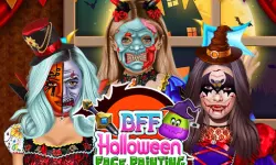 BFF Halloween Face Painting image