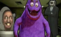 Grimace Shake Escape Skibidi and Cameraman image