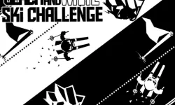 image bg Black & white ski challenge