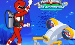 Save Power Rangers From Ocean Zombies - Pin Pull image