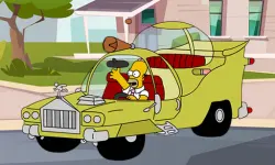 The Simpsons Car Jigsaw image