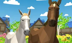 Horse Family Animal Simulator 3D image