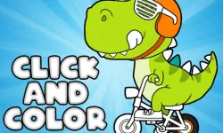 Click And Color Dinosaurs image