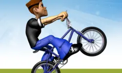 Wheelie Bike - BMX stunts wheelie bike riding image