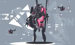 Alien Robot Warrior Hidden image