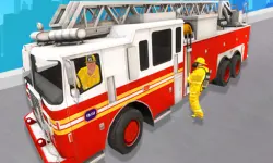 City Rescue Fire Truck Games image