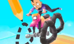 Scribble racing image