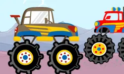 Fun Monster Trucks Jigsaw image