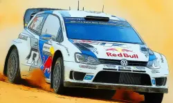 Rally Car Driving Jigsaw image