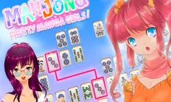 Mahjong Pretty Manga Girls image