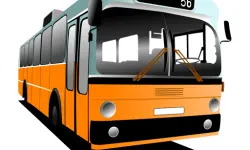 Cartoon Bus Puzzle image