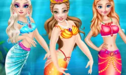 Princess Mermaid Style Dress Up image