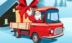 Christmas Vehicles Jigsaw image
