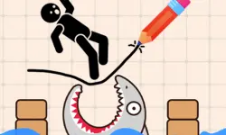 Draw and Save Stickman image