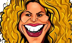 Shakira Funny Face image