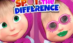 find differences - Masha and bear image