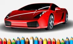 Racing Cars Coloring image