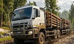 Mud Truck Driving image