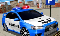Modern Police Car Parking 3D image