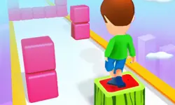 Cube Tower Stack 3D image