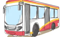 Cartoon Bus Slide image