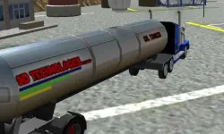 Oil Tanker Transporter Truck image