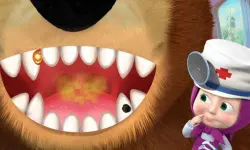 Masha And The Bear Dentist Game image