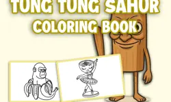 Tung Tung Sahur Coloring Book image