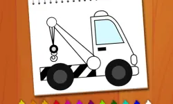 Coloring Book: Excavator Trucks image