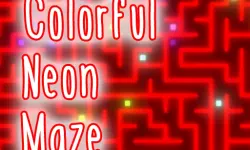 Colorful Neon Maze image