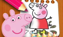 PeppaPig Coloring Book image
