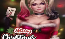 Harley Quinn Christmas Sweater Dress Up image