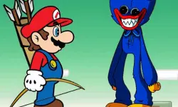 Mario vs Huggy Wuggy image