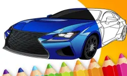 draw Car - Japanese Luxury Cars Coloring Book image
