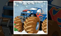 Winter Monster Truck Puzzles image