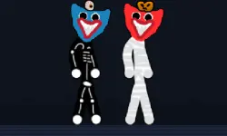 Stickman Huggy Spooky Holiday image