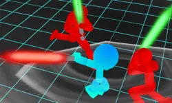 Stickman Neon Warriors: Sword Fighting image