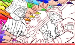 Coloring Book for Darth Vader image